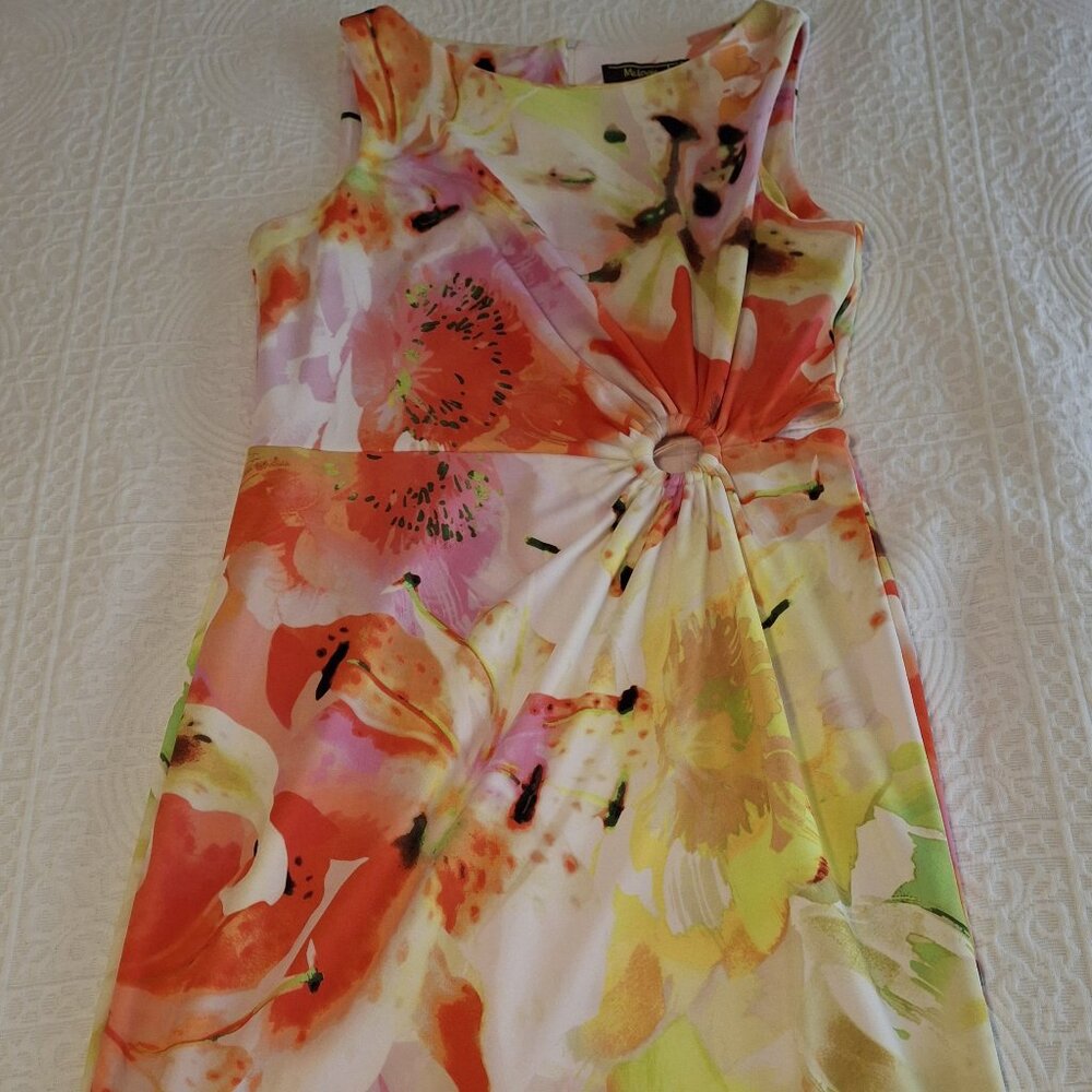 Sleeveless Floral Dress